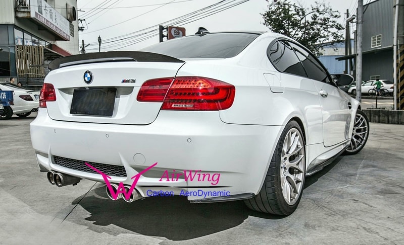 E92E93 M3 – AirWing-S style Carbon Rear Bumper Splitter 02